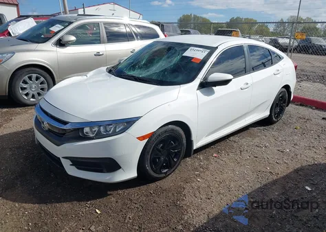 2018 Honda Civic Lx из США, поврежденный, VIN 19XFC2F52JE008982